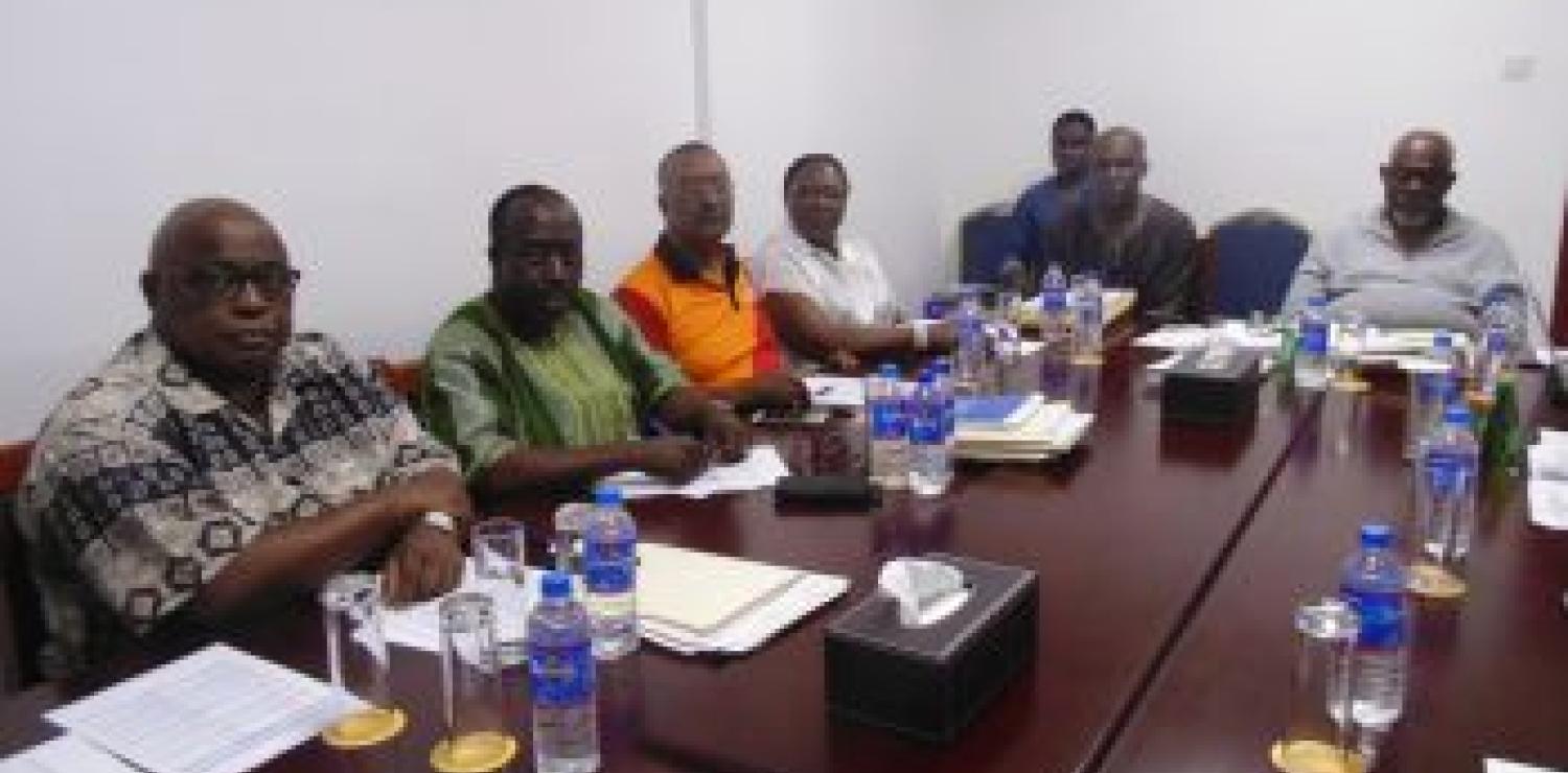 CBL Board of Governors - L to R Timothy E. Thomas; A. Richard Dorley; James B. Dennis; D. Sheba Brown and Nathaniel R. Patray, III