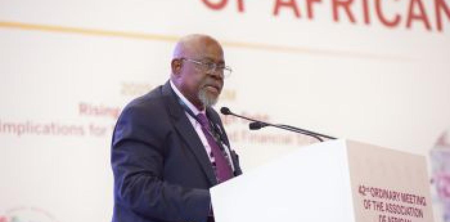 CBL Exe.Gov. addressing AACB Annual Meeting in Kigali, Rwanda