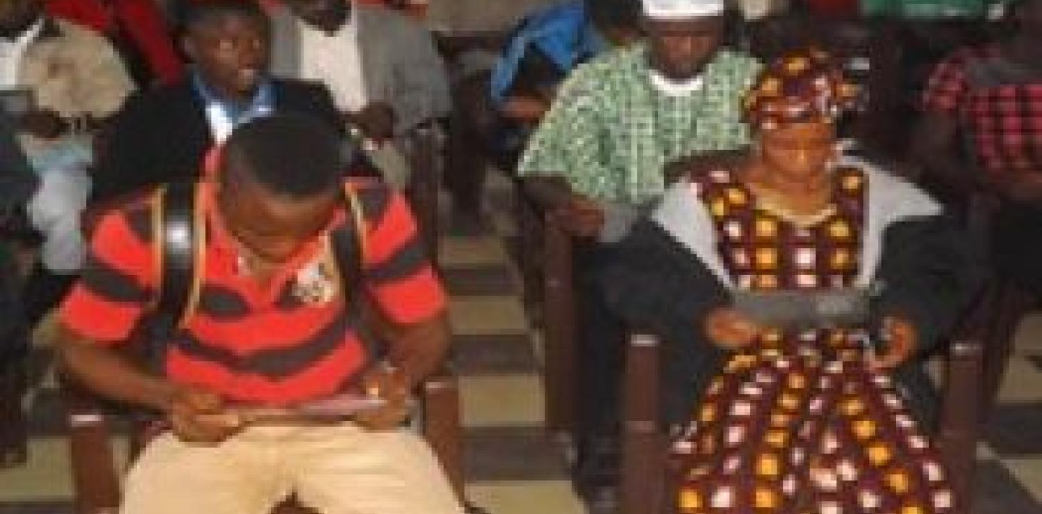 Partial view of participants at CBL awareness forum in Kakata