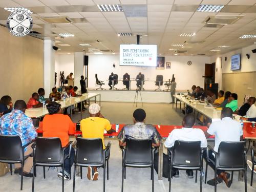Central Bank of Liberia hosts a one-day Media Orientation Workshop on the Non-Performing Loans Resolution Conference