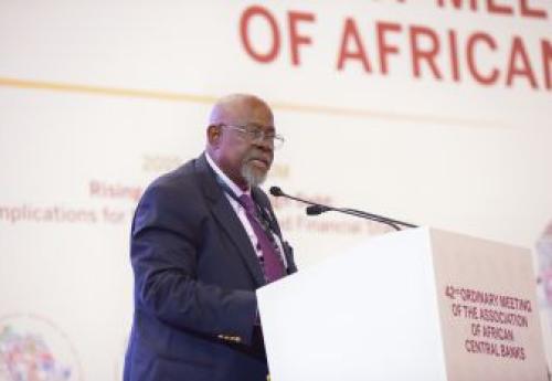 CBL Exe.Gov. addressing AACB Annual Meeting in Kigali, Rwanda