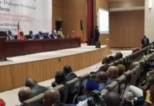 The Executive Governor of the Central Bank of Liberia (CBL) Hon. Nathaniel R. Patray, III Addressing the  National Economic Dialogue
