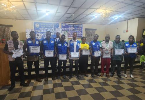 13 Mobilizers were trained and certificated in Margibi County
